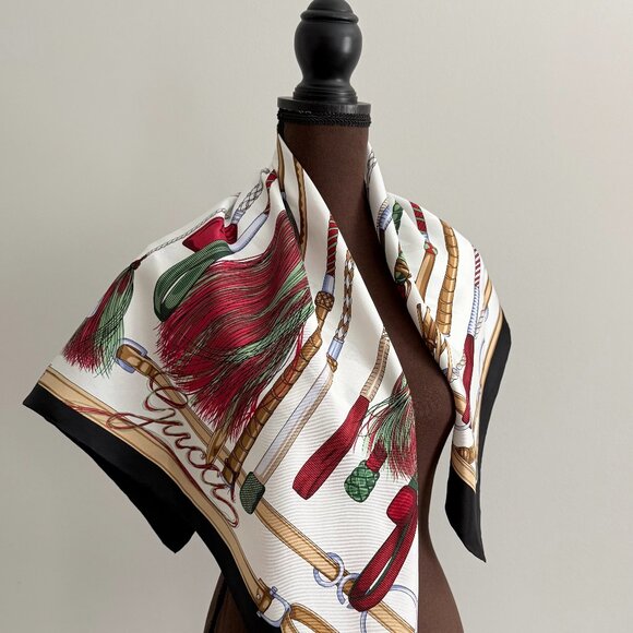 Display #1 Gucci Equestrian Silk Scarf - Picture 5 of 16